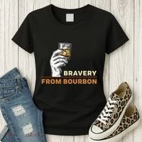 Whisky Drinkers Bravery Bourbon Drinkers Lovers Boho Women's T-Shirt thumb 3