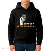 Whisky Drinkers Bravery Bourbon Drinkers Lovers Boho Kids Hoodie thumb 4