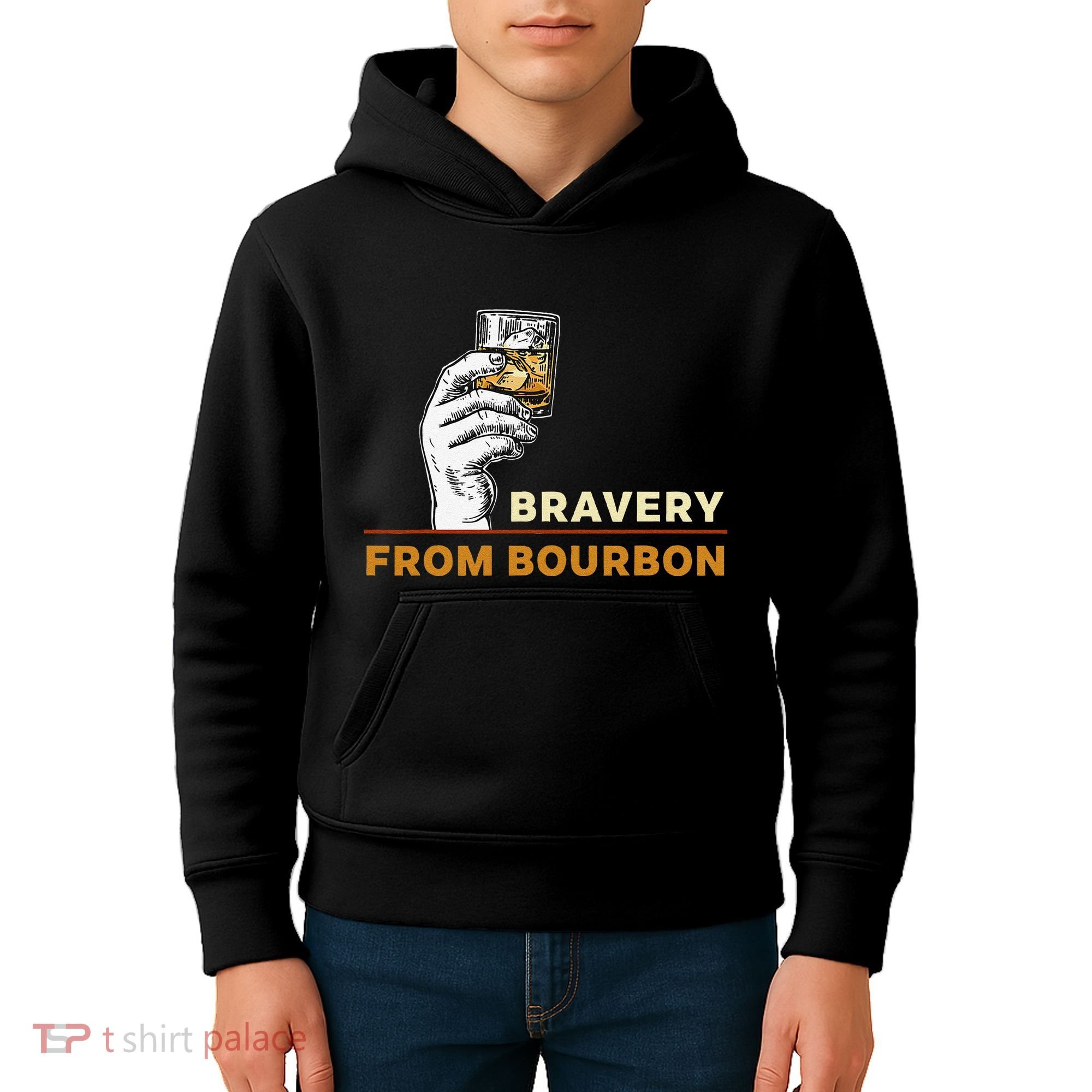 Whisky Drinkers Bravery Bourbon Drinkers Lovers Boho Kids Hoodie