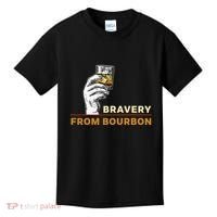 Whisky Drinkers Bravery Bourbon Drinkers Lovers Boho Kids T-Shirt thumb 0