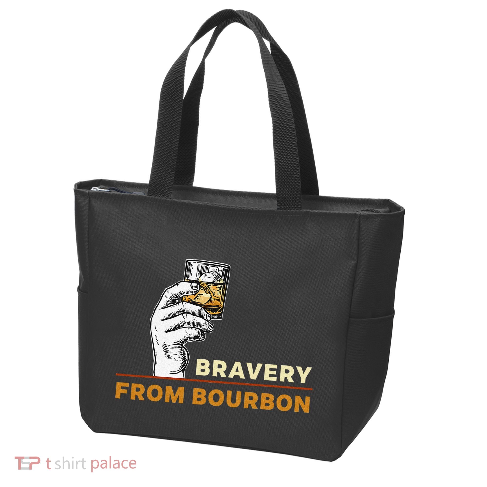 Whisky Drinkers Bravery Bourbon Drinkers Lovers Boho Tote Bag