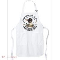 Womens Dragonfly Black Women She Whispered Back I Am The Storm Apron thumb 0