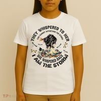 Womens Dragonfly Black Women She Whispered Back I Am The Storm T-Shirt thumb 4