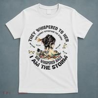 Womens Dragonfly Black Women She Whispered Back I Am The Storm T-Shirt thumb 5