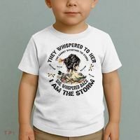 Womens Dragonfly Black Women She Whispered Back I Am The Storm Toddler T-Shirt thumb 2