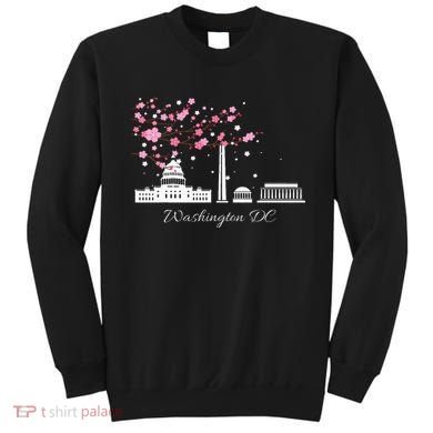 Washington Dc Cherry Blossoms Monuments Memorial Sweatshirt