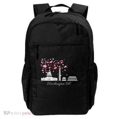 Washington Dc Cherry Blossoms Monuments Memorial Backpack