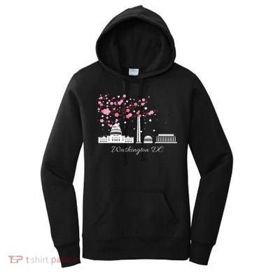 Washington Dc Cherry Blossoms Monuments Memorial Women's Hoodie