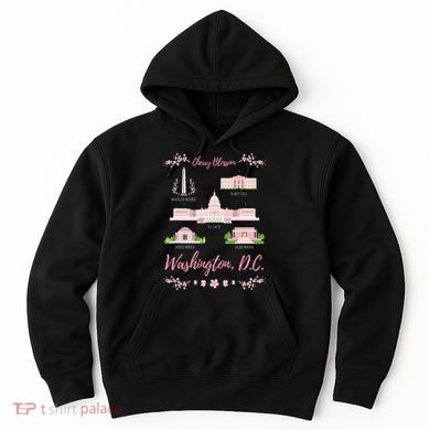 Washington Dc Cherry Blossom Monument Hoodie