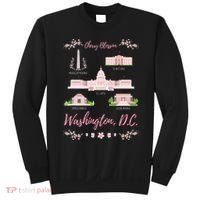 Washington Dc Cherry Blossom Monument Sweatshirt thumb 0