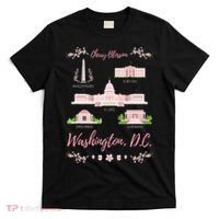 Washington Dc Cherry Blossom Monument T-Shirt thumb 0