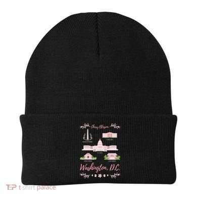 Washington Dc Cherry Blossom Monument Beanie