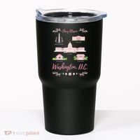 Washington Dc Cherry Blossom Monument Tumbler thumb 0