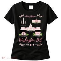 Washington Dc Cherry Blossom Monument Women's T-Shirt thumb 0