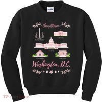Washington Dc Cherry Blossom Monument Kids Sweatshirt thumb 0