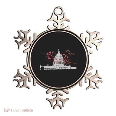 Washington Dc Capitol Hill Usa Souvenir Cherry Blossoms Gift Ornament