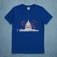 Washington Dc Capitol Hill Usa Souvenir Cherry Blossoms Gift T-Shirt thumb 5