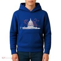 Washington Dc Capitol Hill Usa Souvenir Cherry Blossoms Gift Kids Hoodie thumb 4