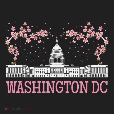 Washington Dc Cherry Blossom Monument Women's Sweatshirt