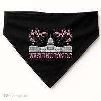 Washington Dc Cherry Blossom Monument USA-Made Doggie Bandana thumb 0