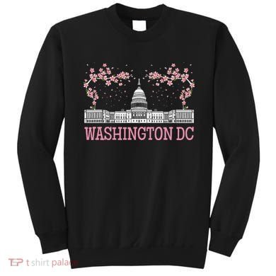 Washington Dc Cherry Blossom Monument Sweatshirt