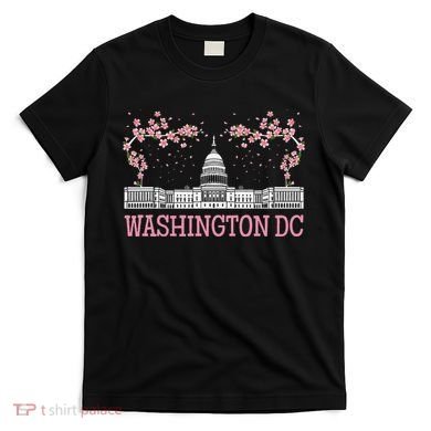 Washington Dc Cherry Blossom Monument T-Shirt