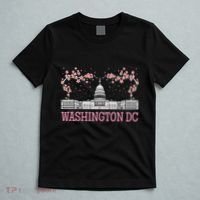 Washington Dc Cherry Blossom Monument T-Shirt thumb 5