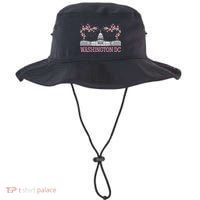 Washington Dc Cherry Blossom Monument Bucket Hat thumb 0