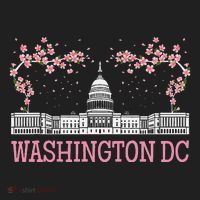 Washington Dc Cherry Blossom Monument Beanie thumb 2