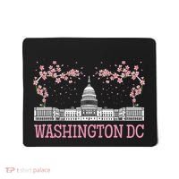Washington Dc Cherry Blossom Monument Mousepad thumb 0