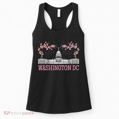 Washington Dc Cherry Blossom Monument Women's Tank Top