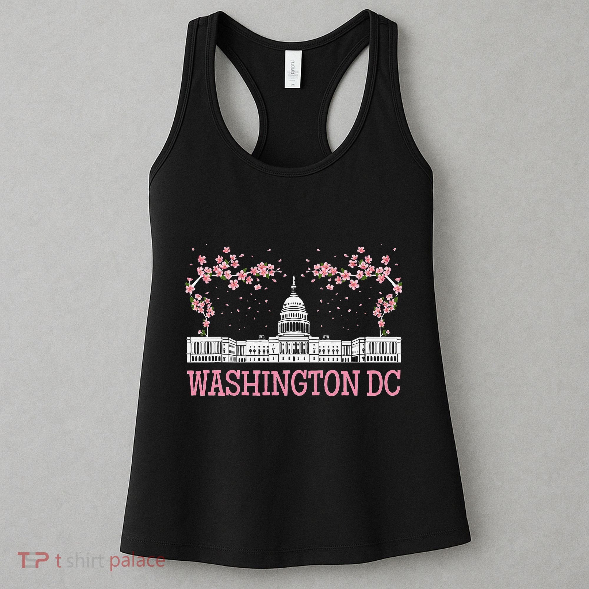 Washington Dc Cherry Blossom Monument Women's Tank Top