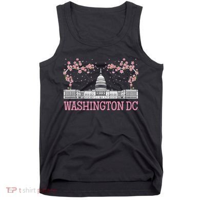 Washington Dc Cherry Blossom Monument Tank Top