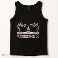 Washington Dc Cherry Blossom Monument Tank Top thumb 2