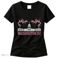 Washington Dc Cherry Blossom Monument Women's T-Shirt thumb 0