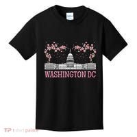 Washington Dc Cherry Blossom Monument Kids T-Shirt thumb 0