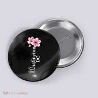 Washington Dc Cherry Blossom Festival Souvenir Dc Gift Button thumb 0