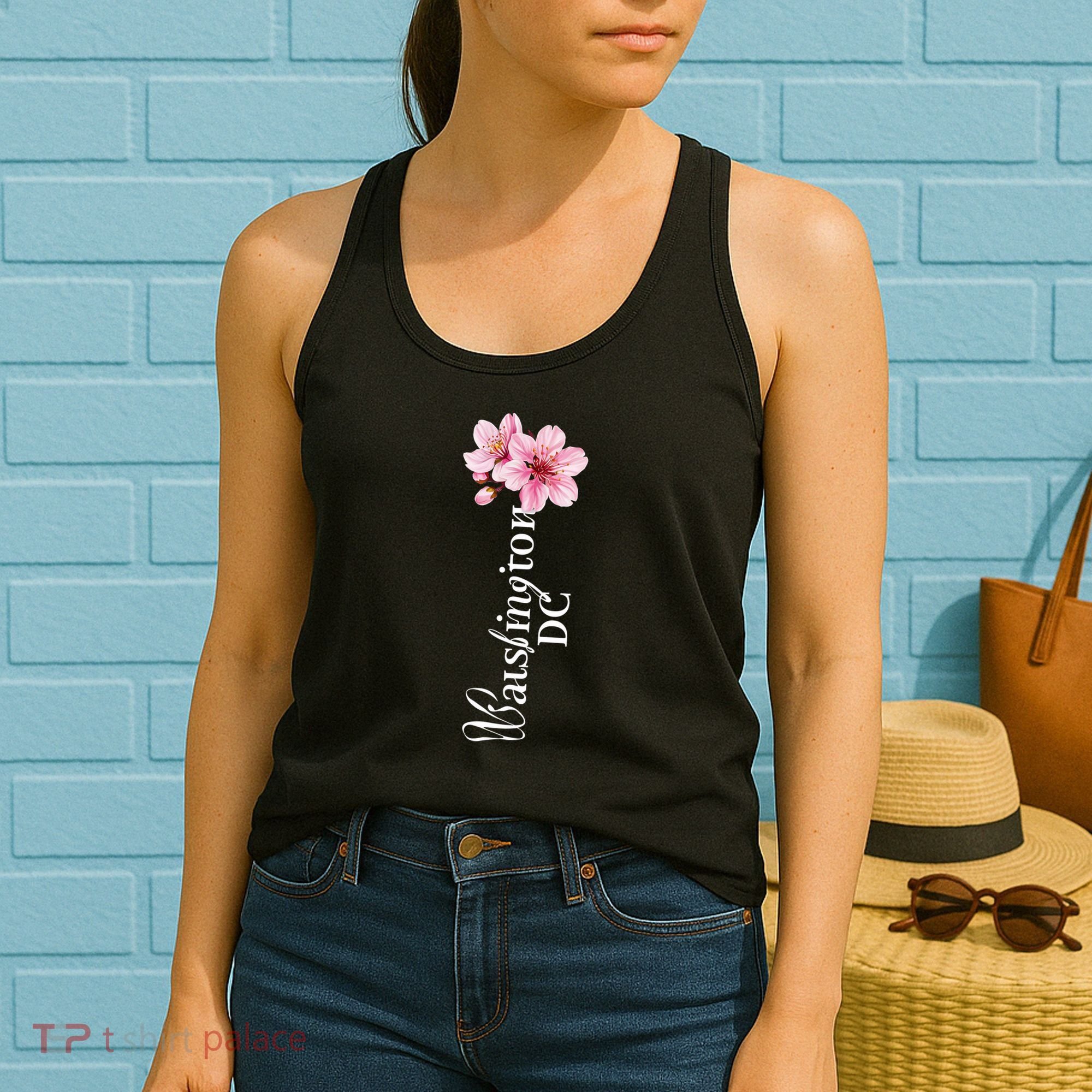 Washington Dc Cherry Blossom Festival Souvenir Dc Gift Women's Tank Top