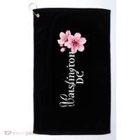 Washington Dc Cherry Blossom Festival Souvenir Dc Gift Golf Towel thumb 0