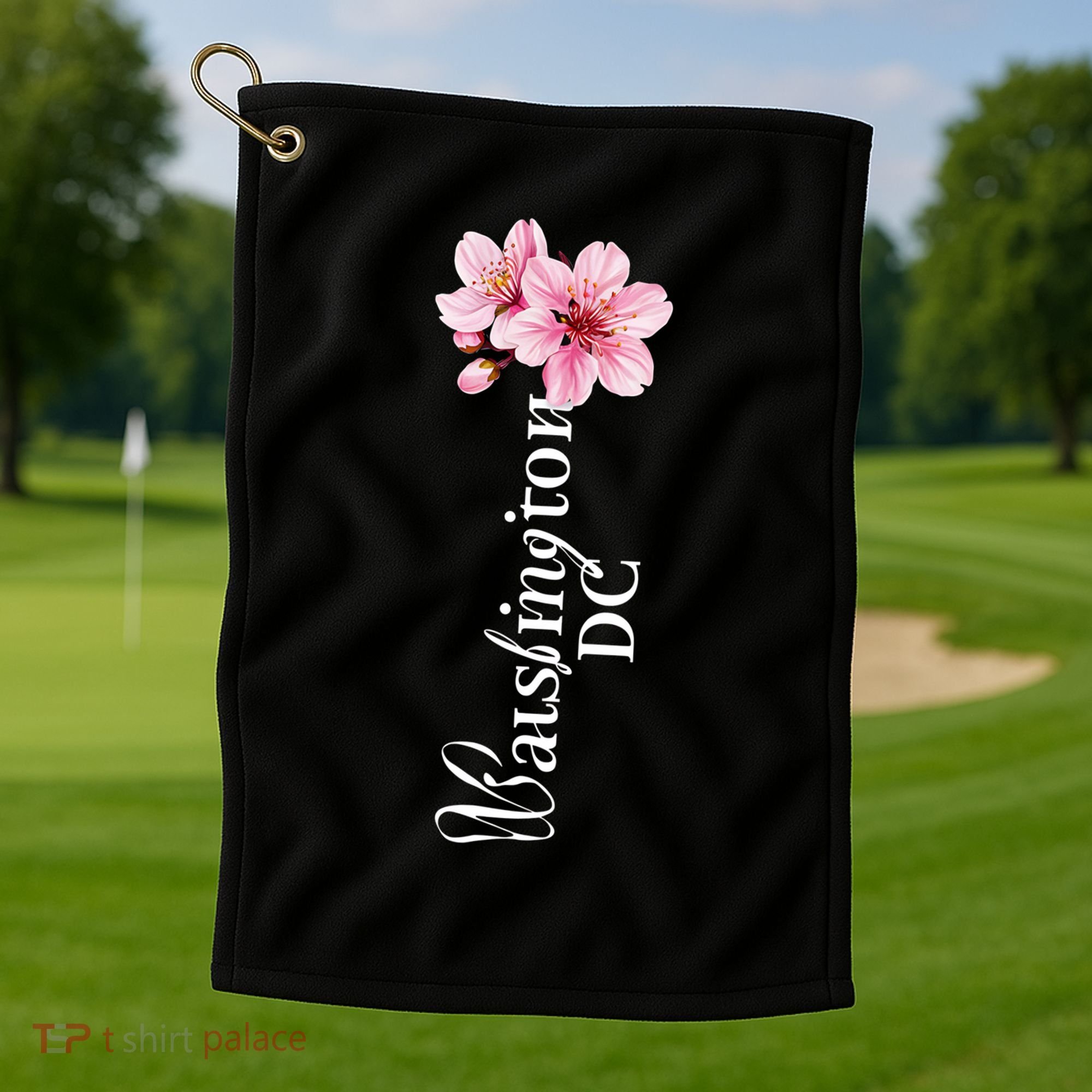 Washington Dc Cherry Blossom Festival Souvenir Dc Gift Golf Towel