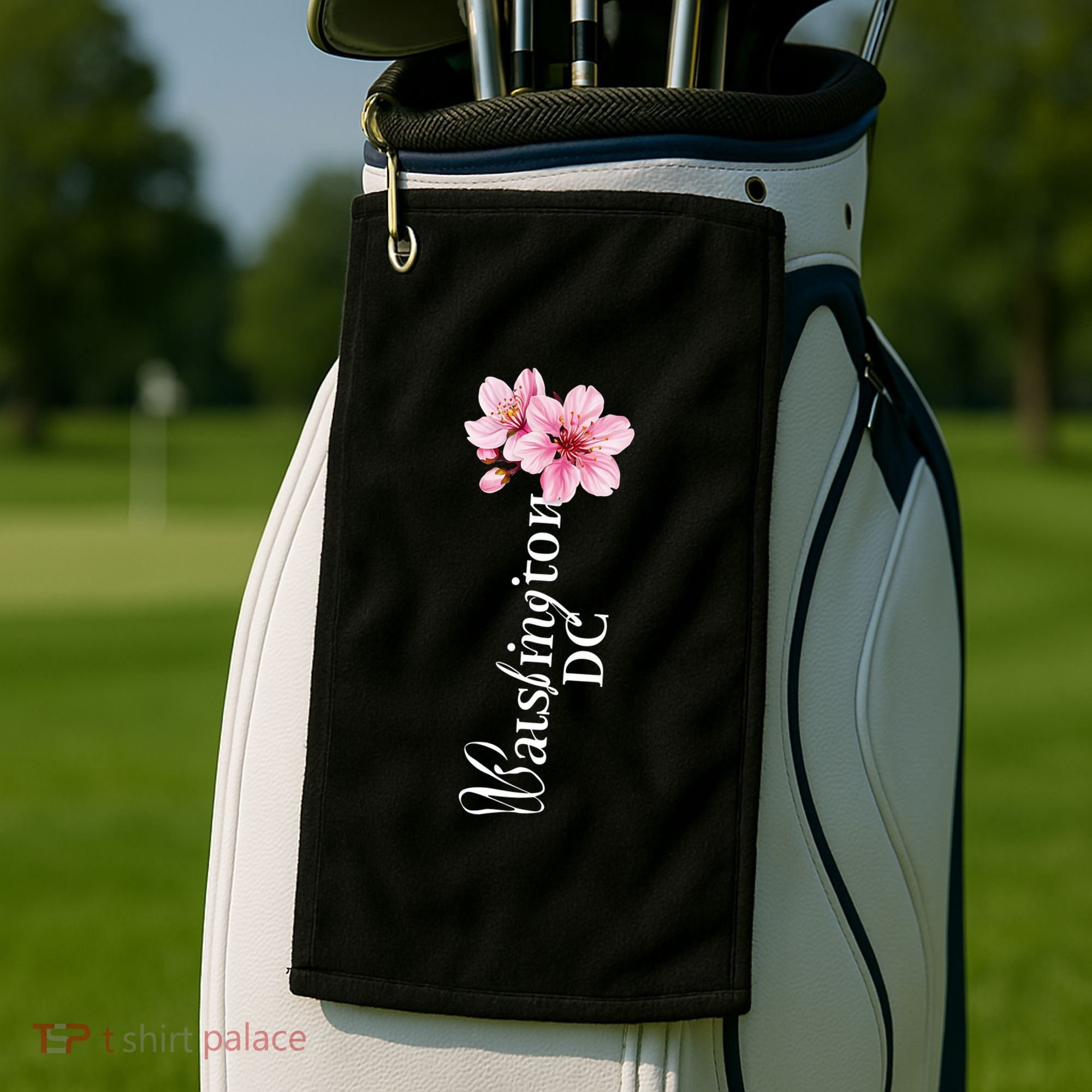 Washington Dc Cherry Blossom Festival Souvenir Dc Gift Golf Towel
