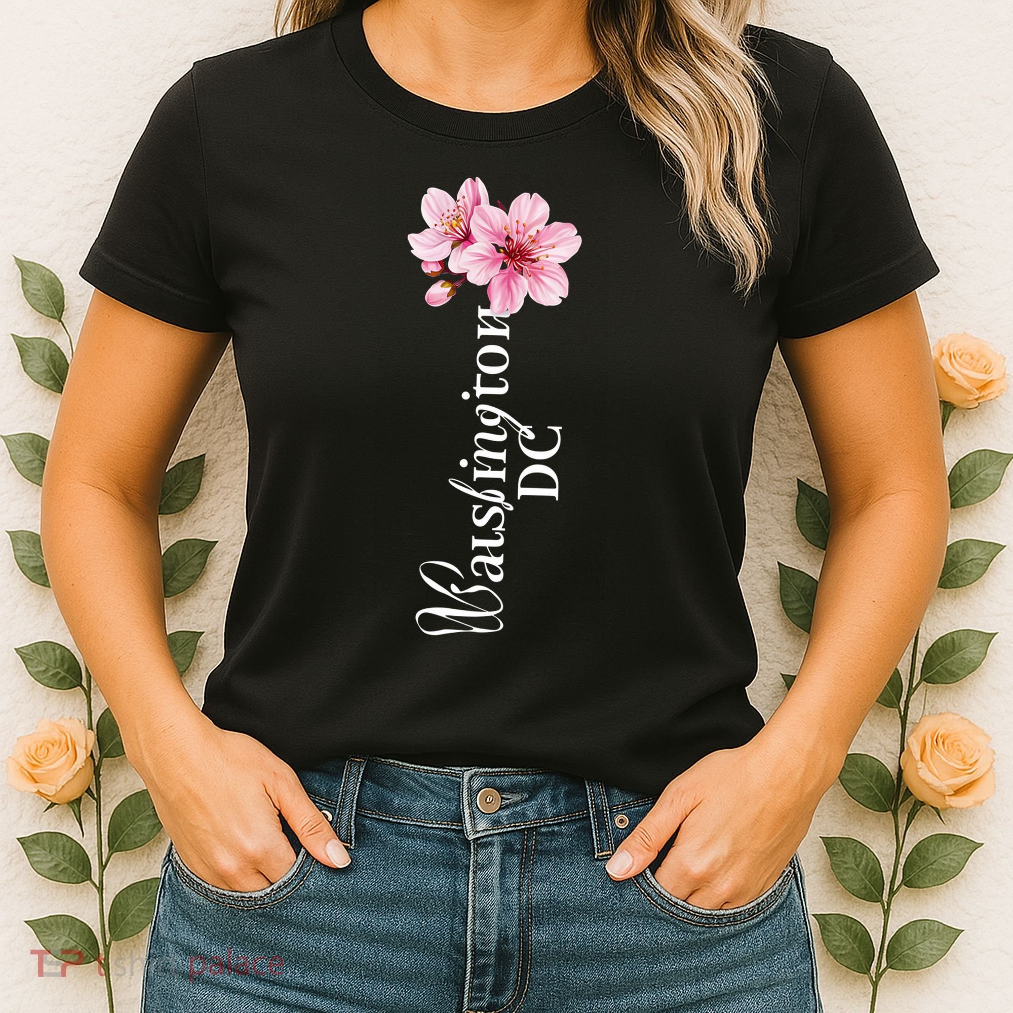 Washington Dc Cherry Blossom Festival Souvenir Dc Gift Women's T-Shirt