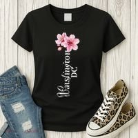 Washington Dc Cherry Blossom Festival Souvenir Dc Gift Women's T-Shirt thumb 3