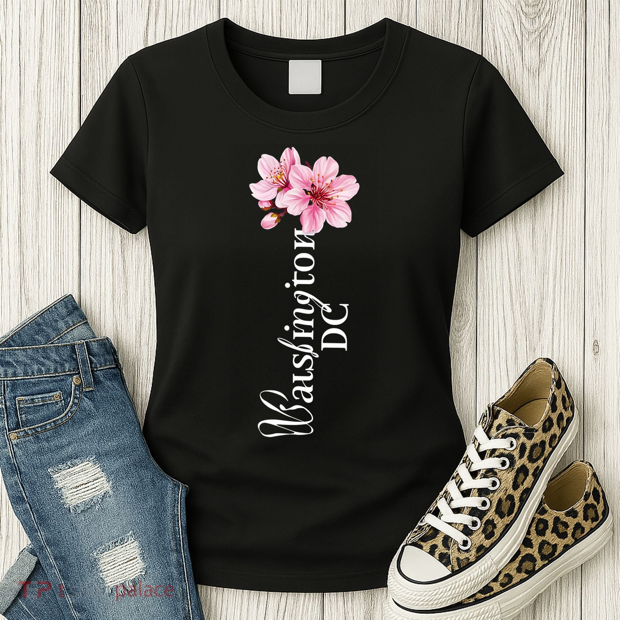 Washington Dc Cherry Blossom Festival Souvenir Dc Gift Women's T-Shirt