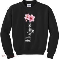 Washington Dc Cherry Blossom Festival Souvenir Dc Gift Kids Sweatshirt thumb 0
