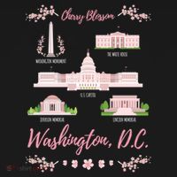 Washington Dc Cherry Blossom Monut Gift Apron thumb 3