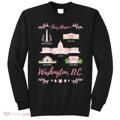 Washington Dc Cherry Blossom Monut Gift Sweatshirt
