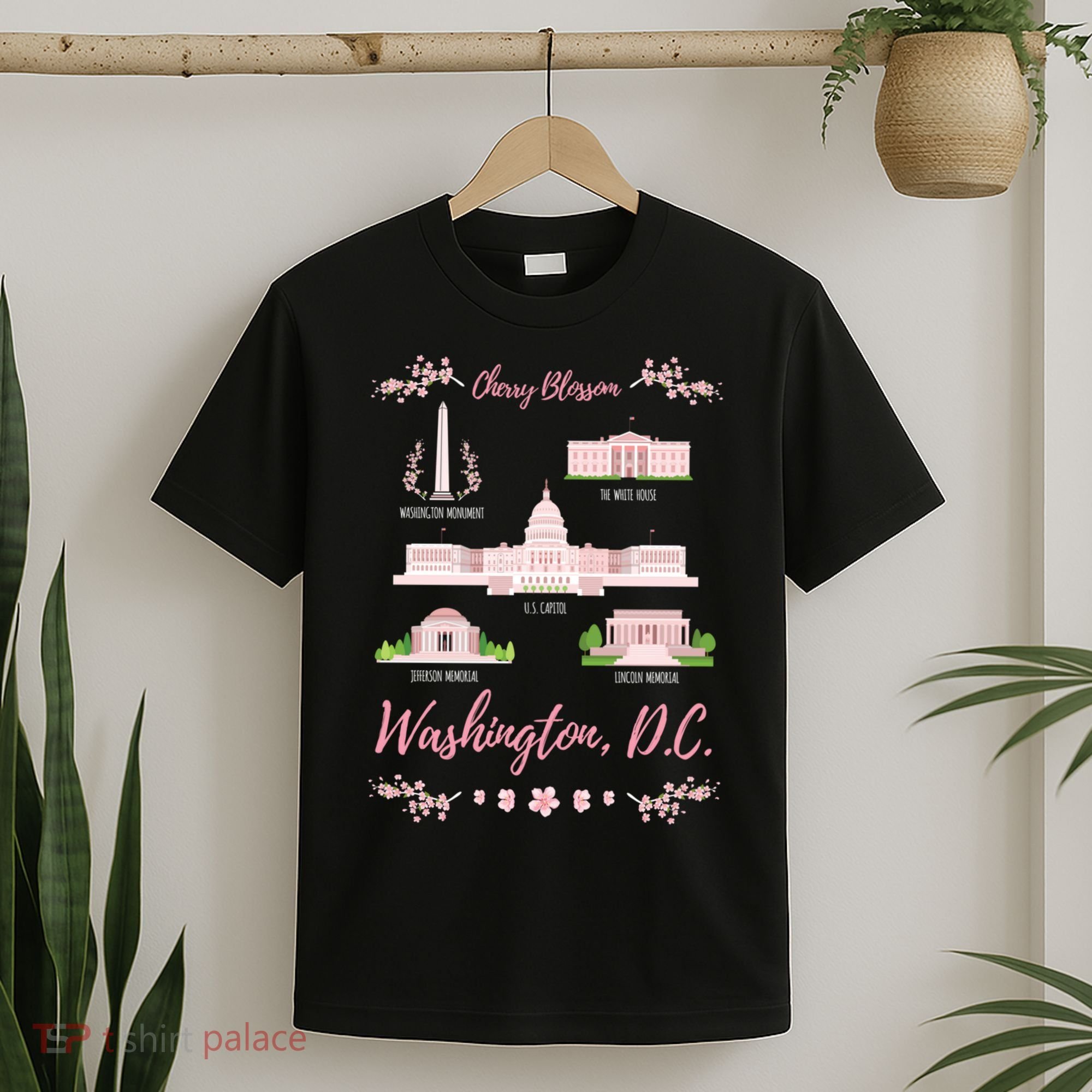 Washington Dc Cherry Blossom Monut Gift T-Shirt
