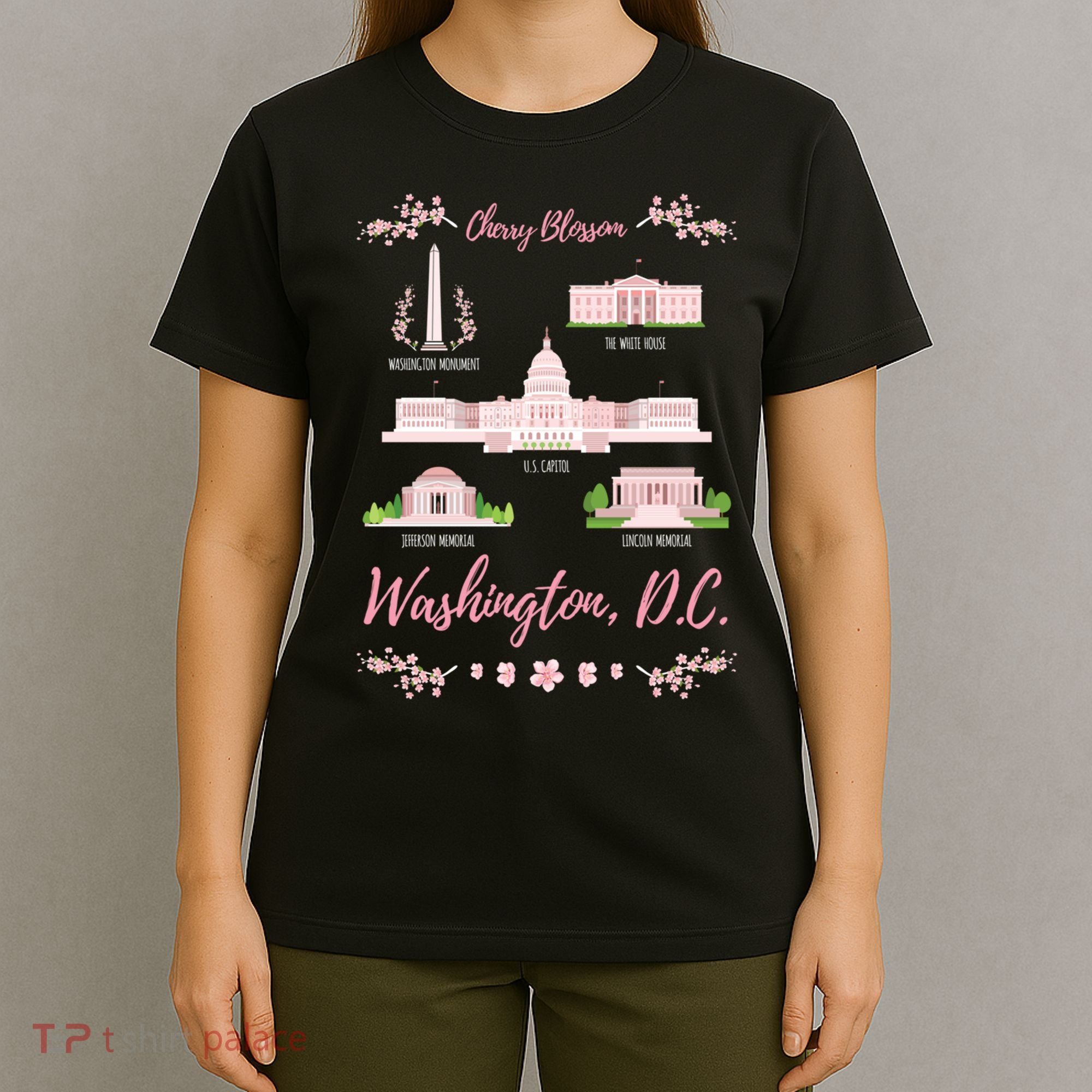 Washington Dc Cherry Blossom Monut Gift T-Shirt