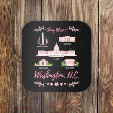 Washington Dc Cherry Blossom Monut Gift Coaster